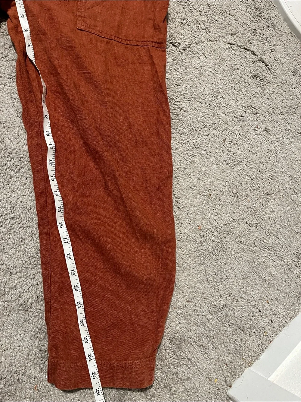 Not Perfect Linen Everest 100% Linen Jumpsuit Coastal Bohemian Minimalist - Picture 10 of 14